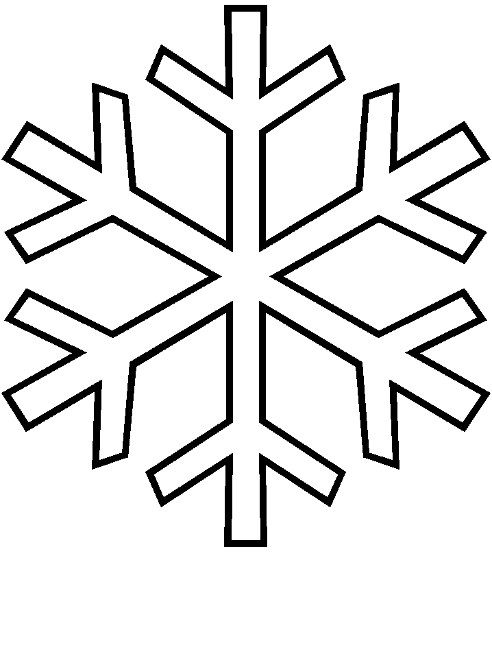 Dessin à colorier: Flocon de Neige (Nature et saisons) #160452 - Coloriages à Imprimer Gratuits