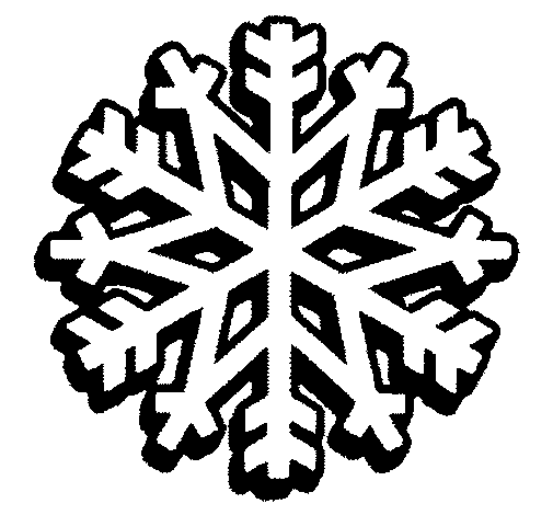 Dessin à colorier: Flocon de Neige (Nature et saisons) #160466 - Coloriages à Imprimer Gratuits