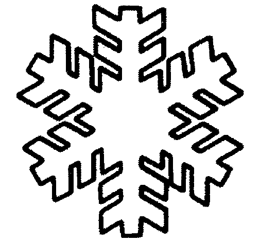 Dessin à colorier: Flocon de Neige (Nature et saisons) #160469 - Coloriages à Imprimer Gratuits
