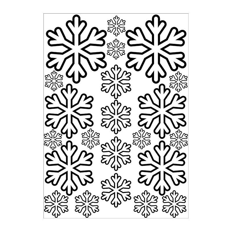 Dessin à colorier: Flocon de Neige (Nature et saisons) #160486 - Coloriages à Imprimer Gratuits