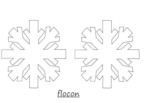 Dessin à colorier: Flocon de Neige (Nature et saisons) #160500 - Coloriages à Imprimer Gratuits