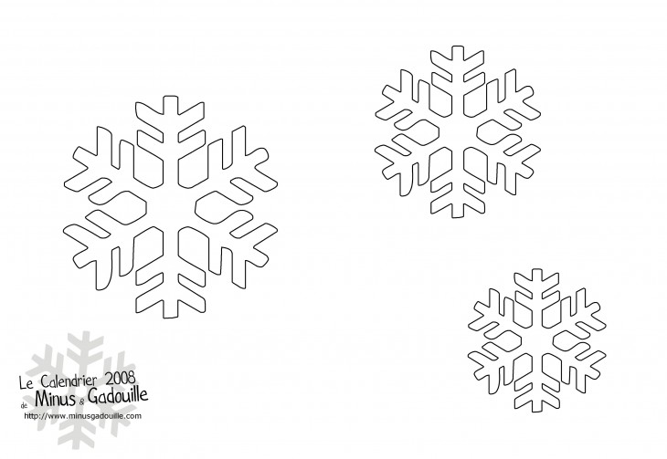 Dessin à colorier: Flocon de Neige (Nature et saisons) #160534 - Coloriages à Imprimer Gratuits