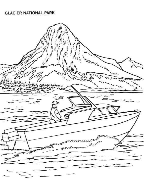 Coloriage à imprimer Lac #207344 de la série Nature et saisons, gratuit pour enfants et adultes