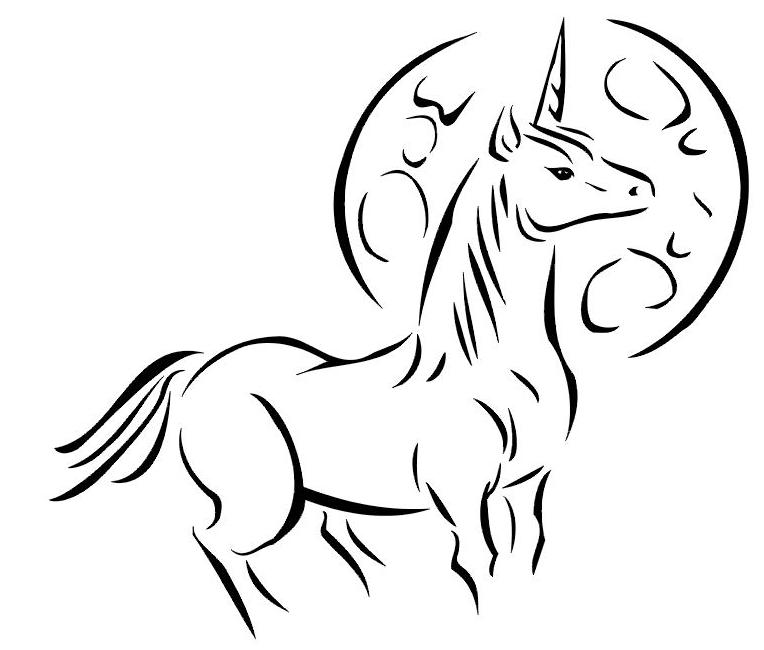 Coloriage gratuit Lune #155592 de la collection Nature et saisons à imprimer