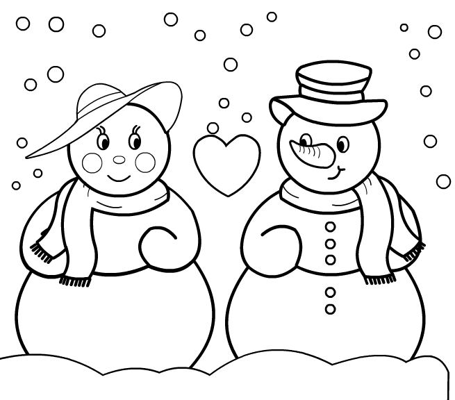 Dessin à colorier: Neige (Nature et saisons) #158515 - Coloriages à Imprimer Gratuits