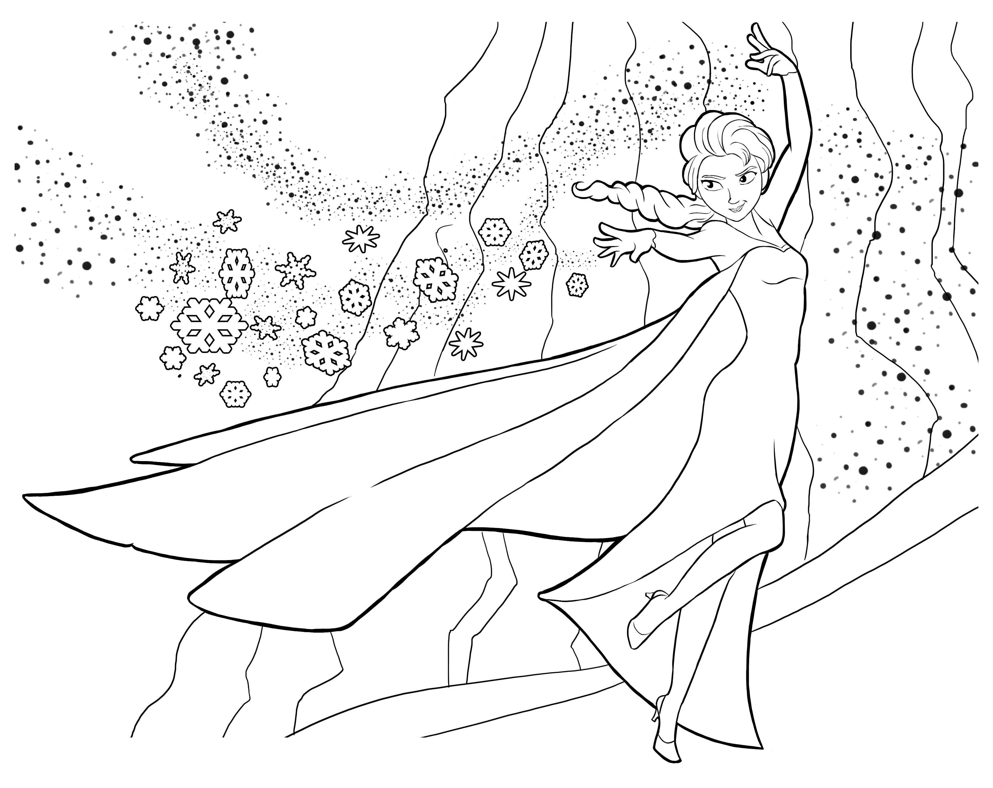 Dessin à colorier: Neige (Nature et saisons) #158517 - Coloriages à Imprimer Gratuits