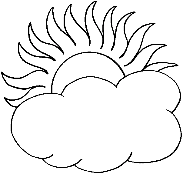 Coloriage Nuage #157349 à imprimer gratuitement, extrait de la collection Nature et saisons Coloriage Nuage #157349 à imprimer gratuitement, extrait de la collection Nature et saisons