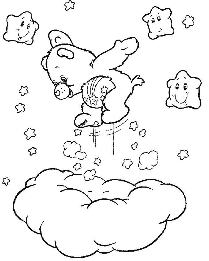 Coloriage gratuit Nuage #157418 de la collection Nature et saisons à imprimer