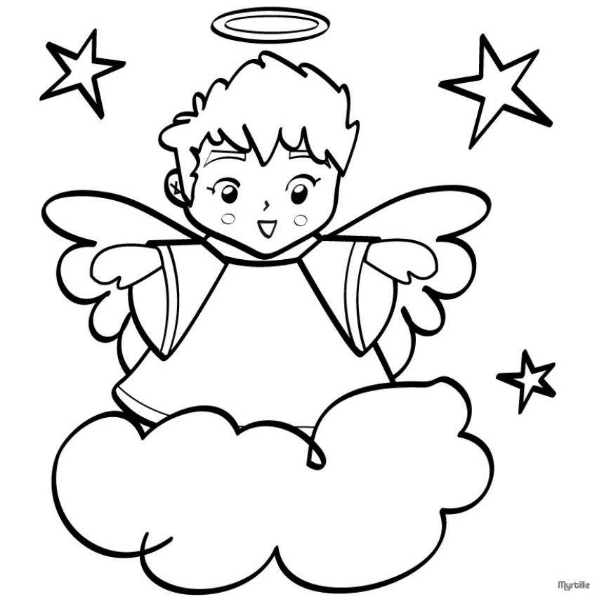 Coloriage gratuit Nuage #157568 de la collection Nature et saisons à imprimer