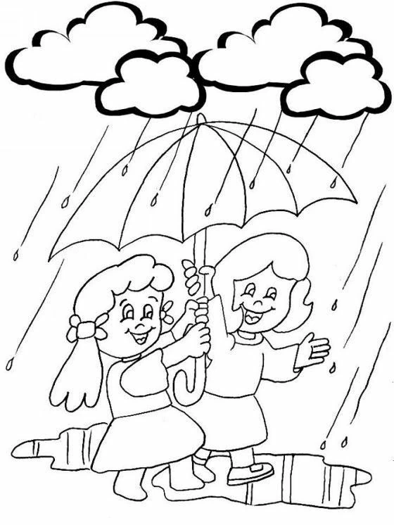 Coloriage gratuit Nuage #157586 de la collection Nature et saisons à imprimer