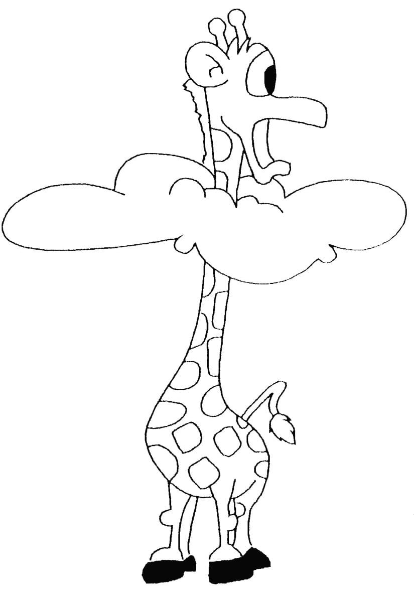 Coloriage gratuit Nuage #206331 de la collection Nature et saisons à imprimer
