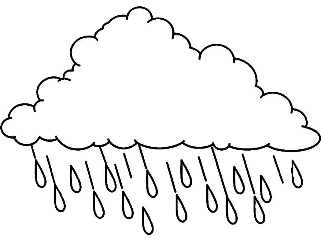 Dessin Nuage #206332 à colorier de la série Nature et saisons, gratuit à télécharger et imprimer