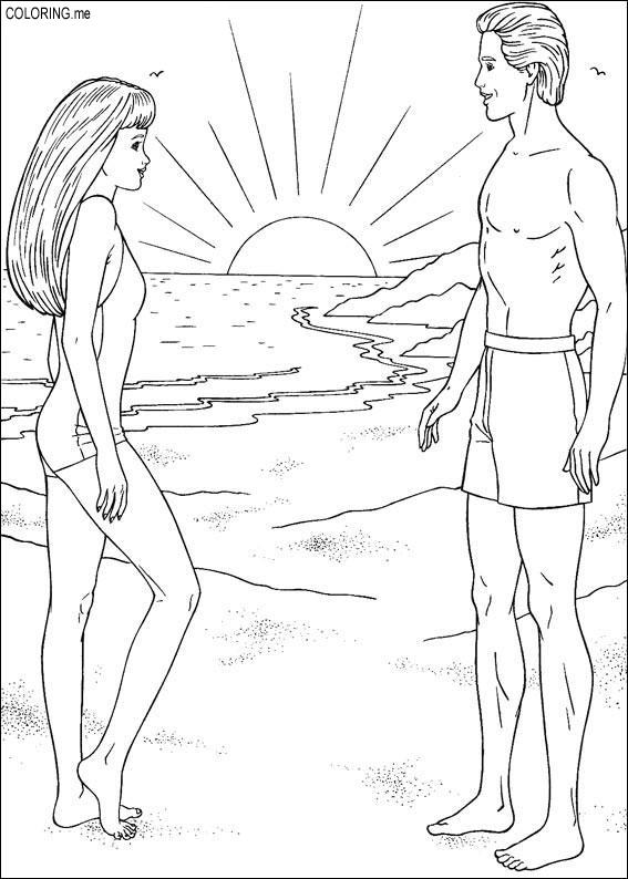 Coloriage gratuit pour enfants et adultes Plage #159250, collection Nature et saisons