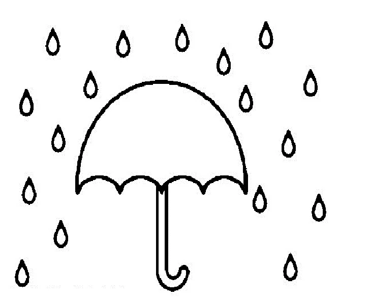 Dessin à colorier: Pluie (Nature et saisons) #158227 - Coloriages à Imprimer Gratuits