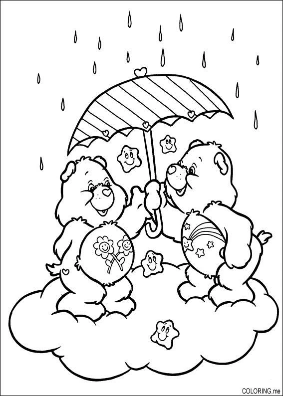 Dessin à colorier: Pluie (Nature et saisons) #158288 - Coloriages à Imprimer Gratuits