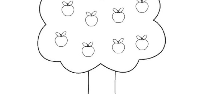 Dessin à colorier: Pommier (Nature et saisons) #163755 - Coloriages à Imprimer Gratuits
