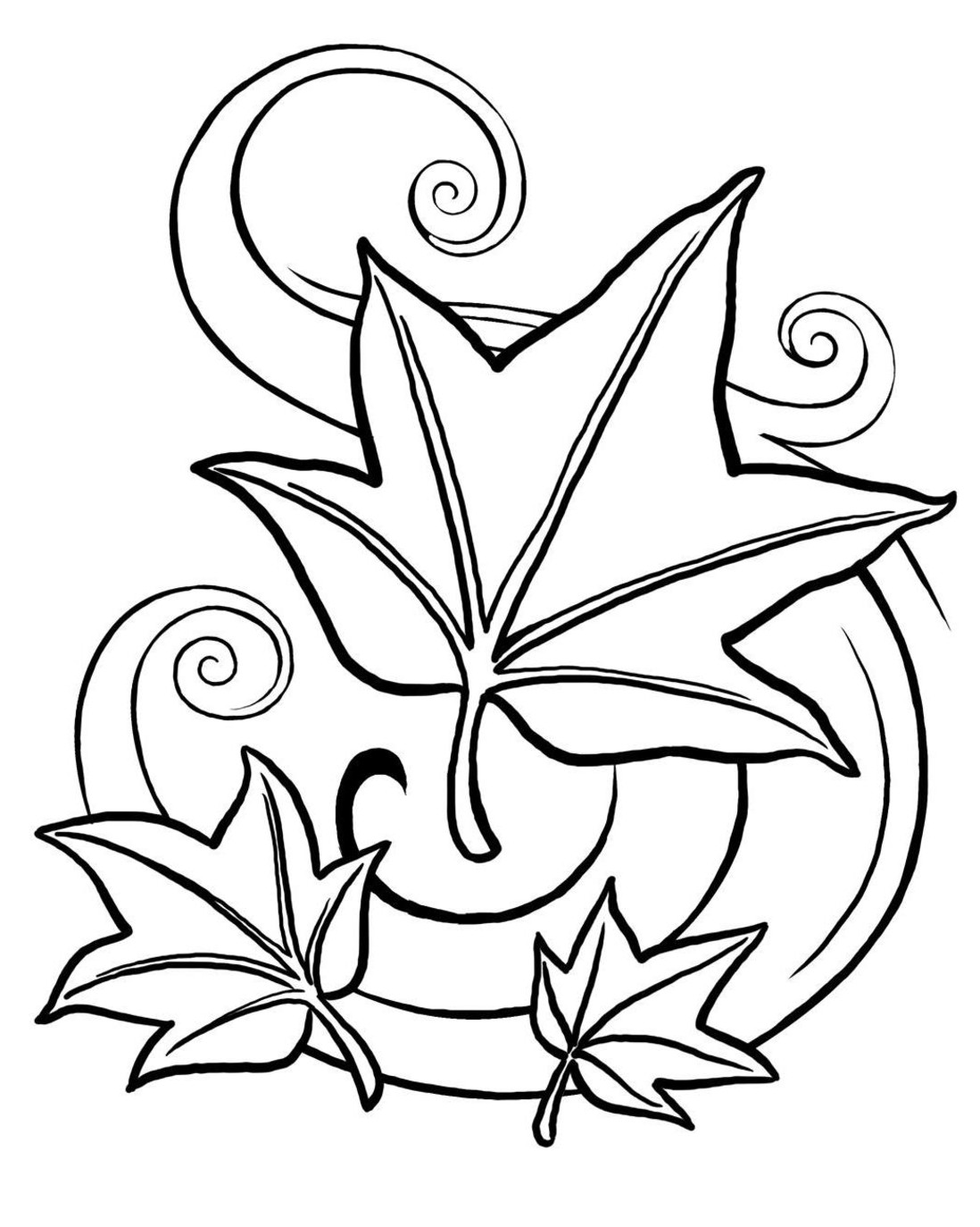 Dessin à colorier: Saison Automne (Nature et saisons) #164042 - Coloriages à Imprimer Gratuits
