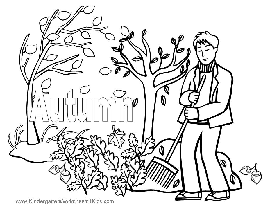 Dessin à colorier: Saison Automne (Nature et saisons) #164047 - Coloriages à Imprimer Gratuits