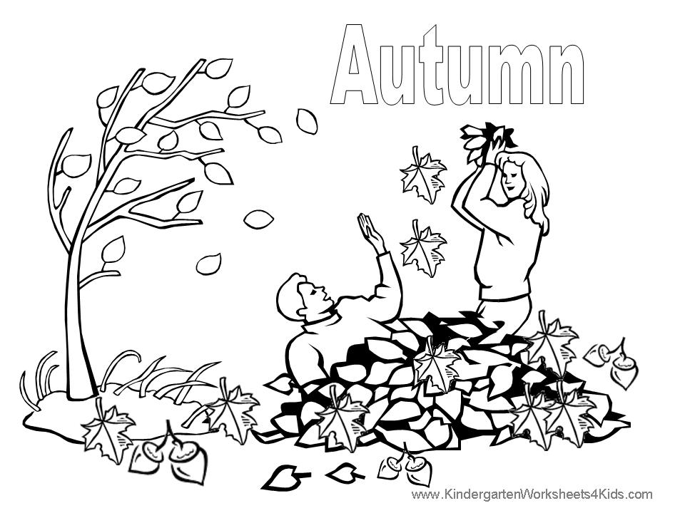 Dessin à colorier: Saison Automne (Nature et saisons) #164074 - Coloriages à Imprimer Gratuits