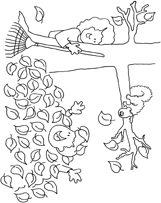 Coloriage gratuit Saison Automne #164113 de la collection Nature et saisons à imprimer