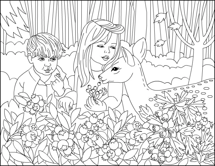 Coloriage gratuit Saison Automne #164348 de la collection Nature et saisons à imprimer