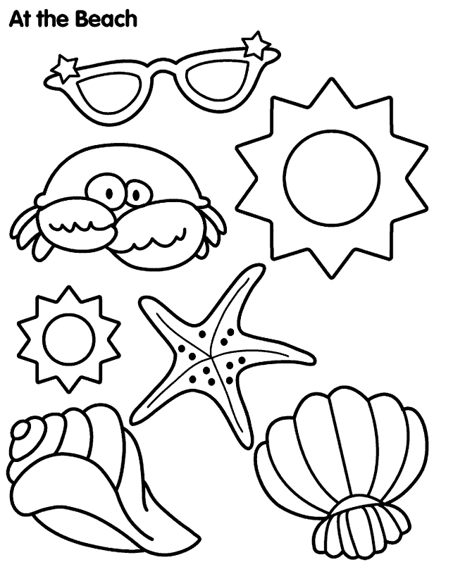 Dessin à colorier: Saison Été (Nature et saisons) #165114 - Coloriages à Imprimer Gratuits