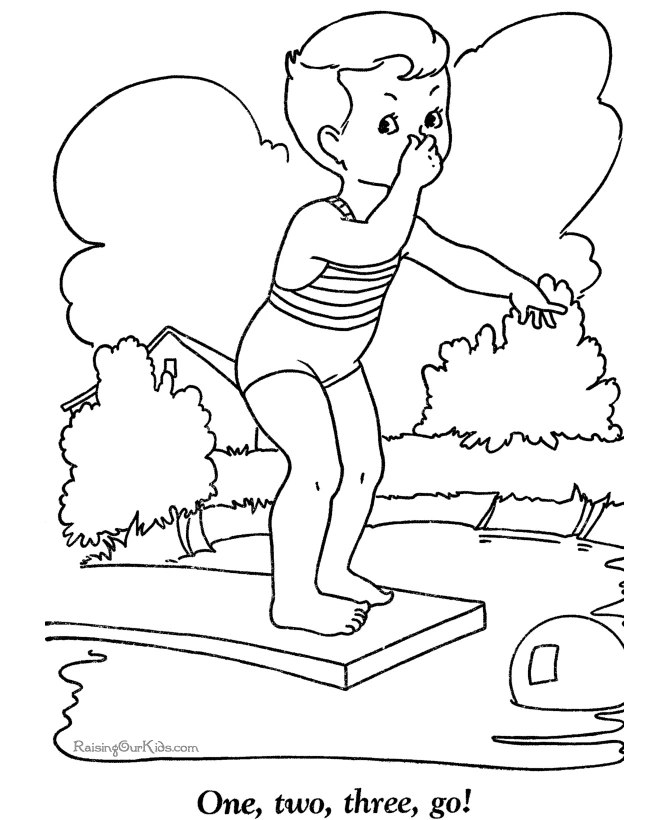 Dessin Saison Été #165151 à colorier de la série Nature et saisons, gratuit à télécharger et imprimer