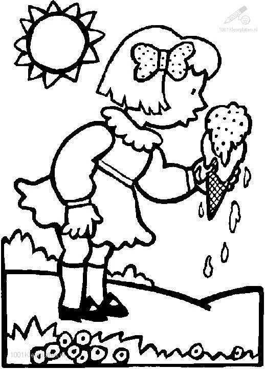 Dessin à colorier: Saison Été (Nature et saisons) #165184 - Coloriages à Imprimer Gratuits