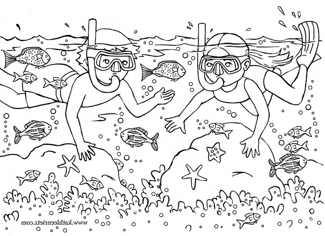 Dessin à colorier: Saison Été (Nature et saisons) #165242 - Coloriages à Imprimer Gratuits
