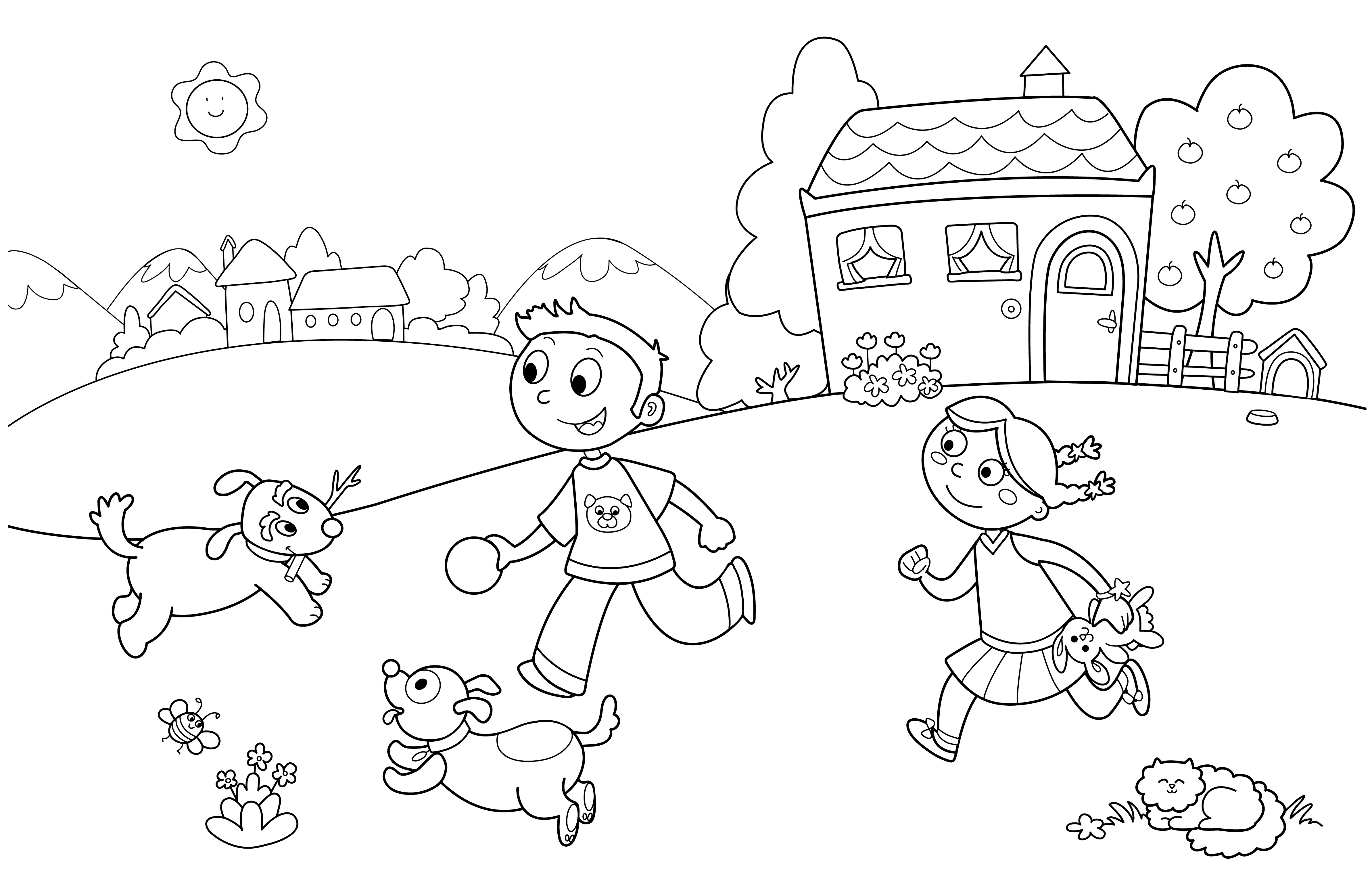 Dessin à colorier: Saison Été (Nature et saisons) #165263 - Coloriages à Imprimer Gratuits