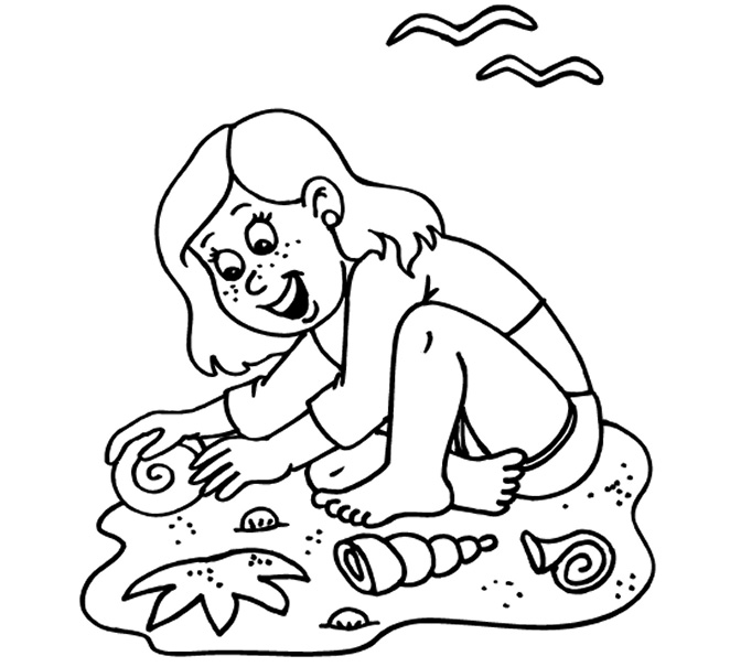 Dessin à colorier: Saison Été (Nature et saisons) #165292 - Coloriages à Imprimer Gratuits