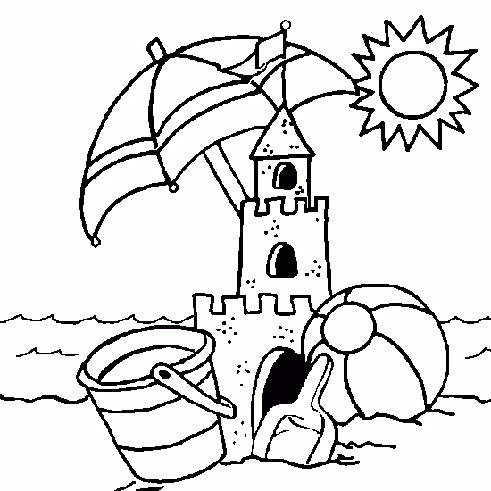 Dessin à colorier: Saison Été (Nature et saisons) #165443 - Coloriages à Imprimer Gratuits
