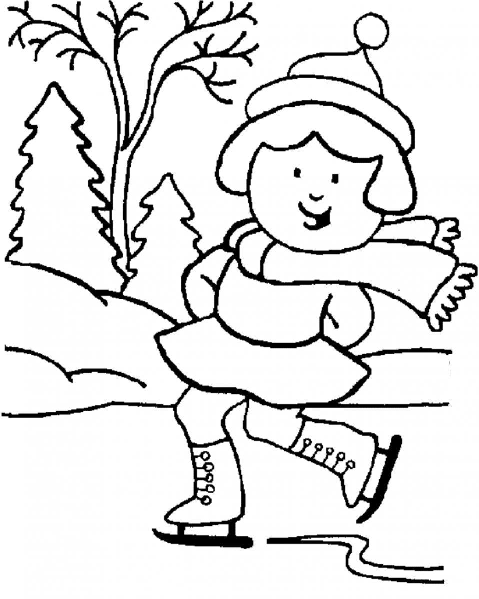 Dessin à colorier: Saison Hiver (Nature et saisons) #164414 - Coloriages à Imprimer Gratuits