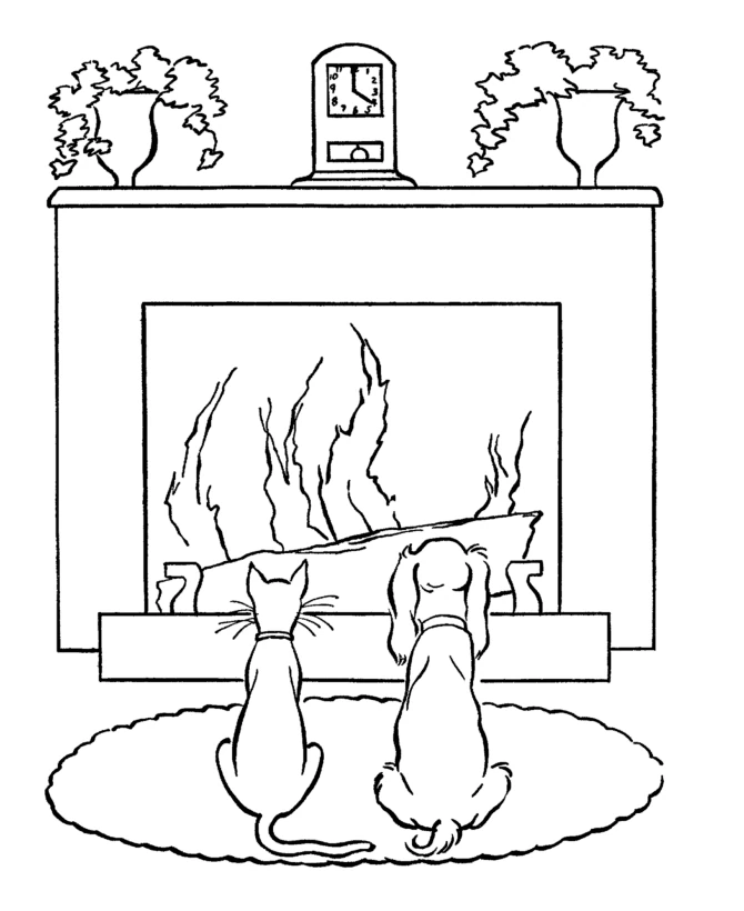 Coloriage gratuit pour enfants et adultes Saison Hiver #164565, collection Nature et saisons