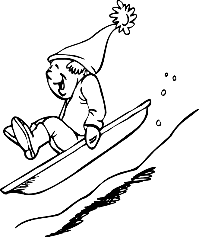 Dessin à colorier: Saison Hiver (Nature et saisons) #164583 - Coloriages à Imprimer Gratuits