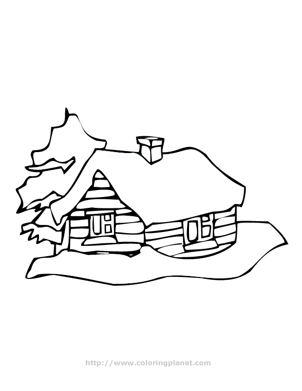 Page de coloriage Saison Hiver #164661, collection Nature et saisons, à imprimer et colorier