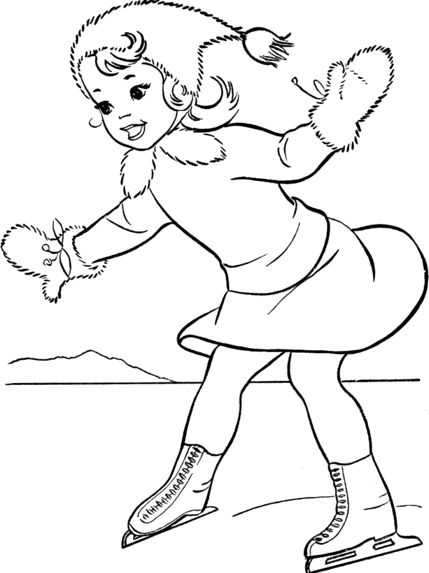 Coloriage gratuit pour enfants et adultes Saison Hiver #164674, collection Nature et saisons