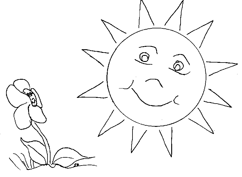 Illustration au trait Saison Printemps #165057 de la collection Nature et saisons à colorier gratuitement