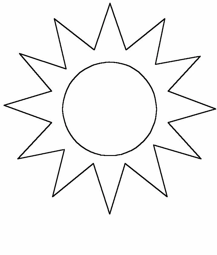 Coloriage gratuit Soleil #157903 de la collection Nature et saisons à imprimer