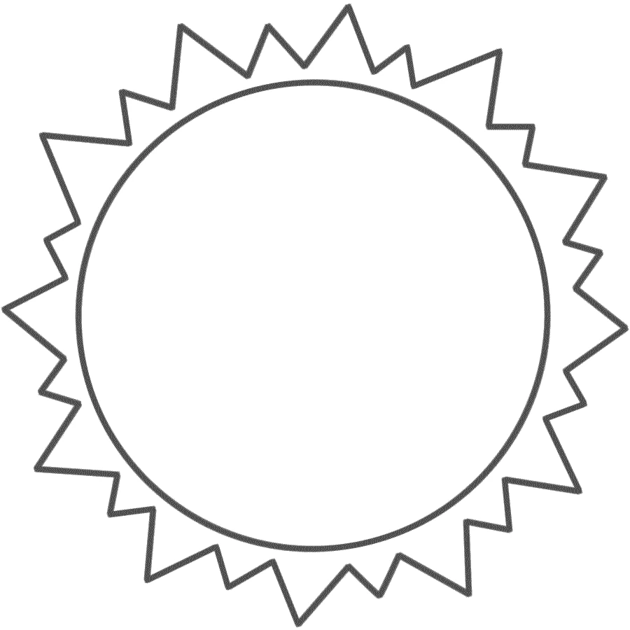 Coloriage gratuit Soleil #157913 de la collection Nature et saisons à imprimer