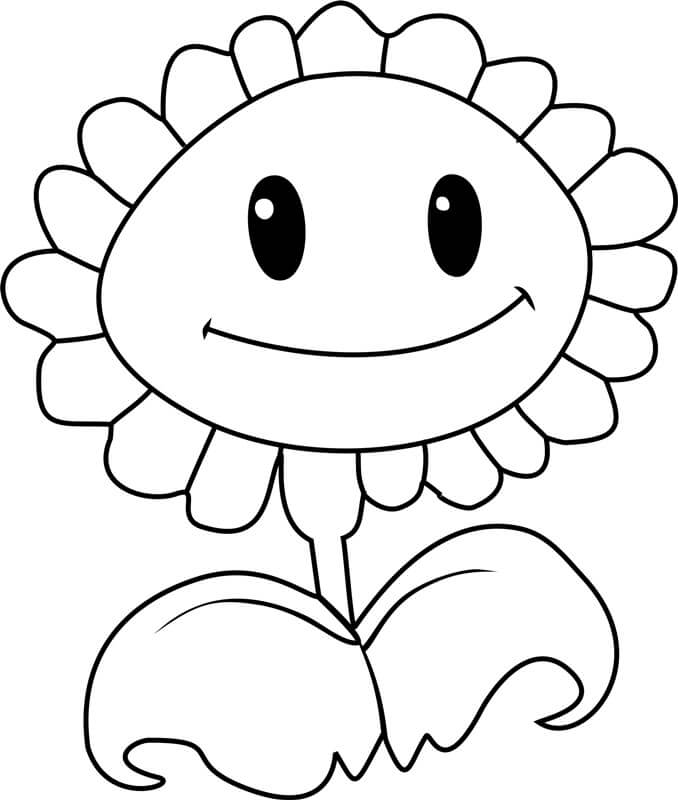 Coloriage gratuit Tournesol #171053 de la collection Nature et saisons à imprimer