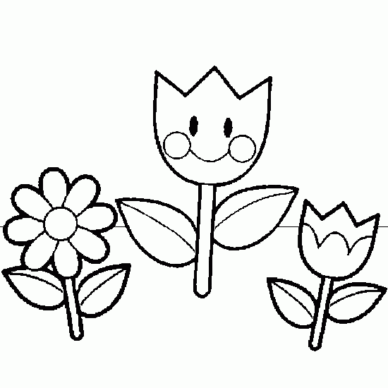 Coloriage gratuit Tulipe #161682 de la collection Nature et saisons à imprimer