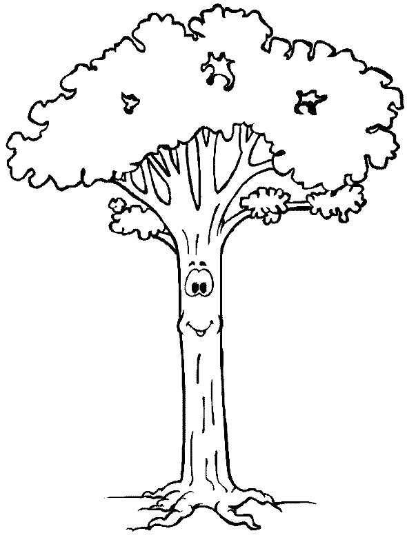 Dessin à colorier: Arbre (Nature) #154707 - Coloriages à Imprimer Gratuits