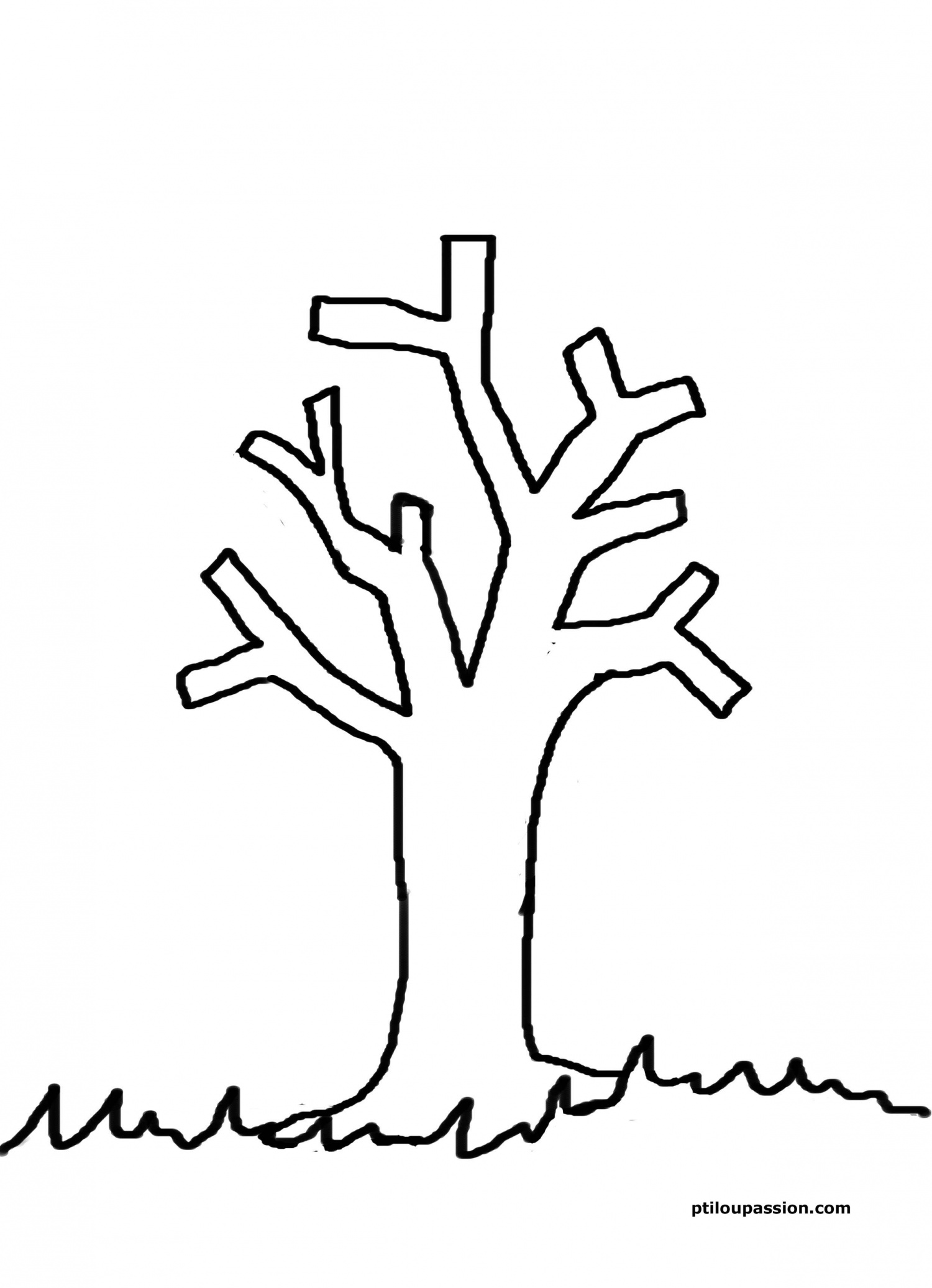 Dessin à colorier: Arbre (Nature) #154737 - Coloriages à Imprimer Gratuits