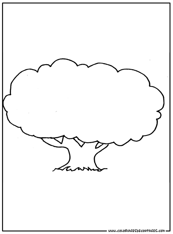 Dessin à colorier: Arbre (Nature) #154782 - Coloriages à Imprimer Gratuits