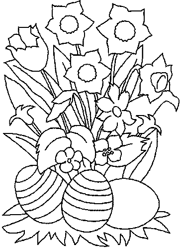 Dessin à colorier: Bouquet de fleurs (Nature) #160952 - Coloriages à Imprimer Gratuits