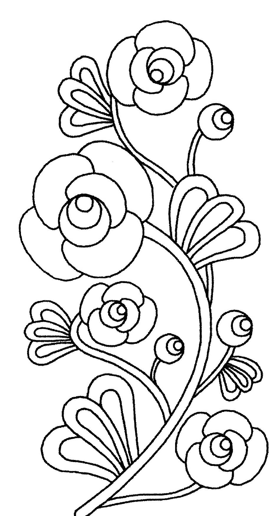 Dessin à colorier: Fleurs (Nature) #155004 - Coloriages à Imprimer Gratuits