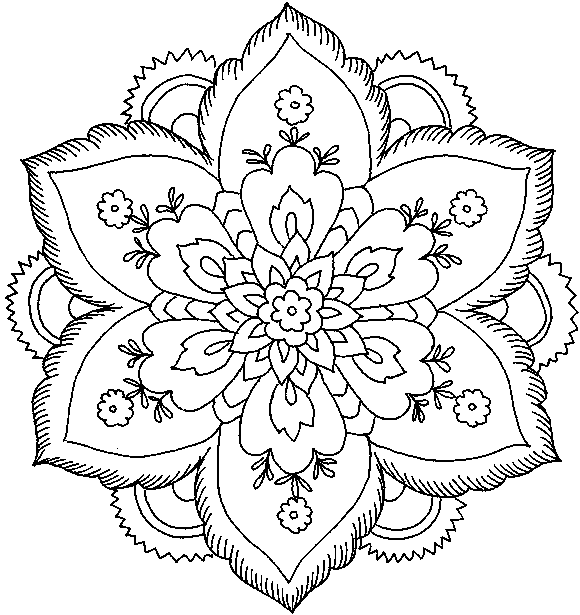 Dessin à colorier: Fleurs (Nature) #155007 - Coloriages à Imprimer Gratuits