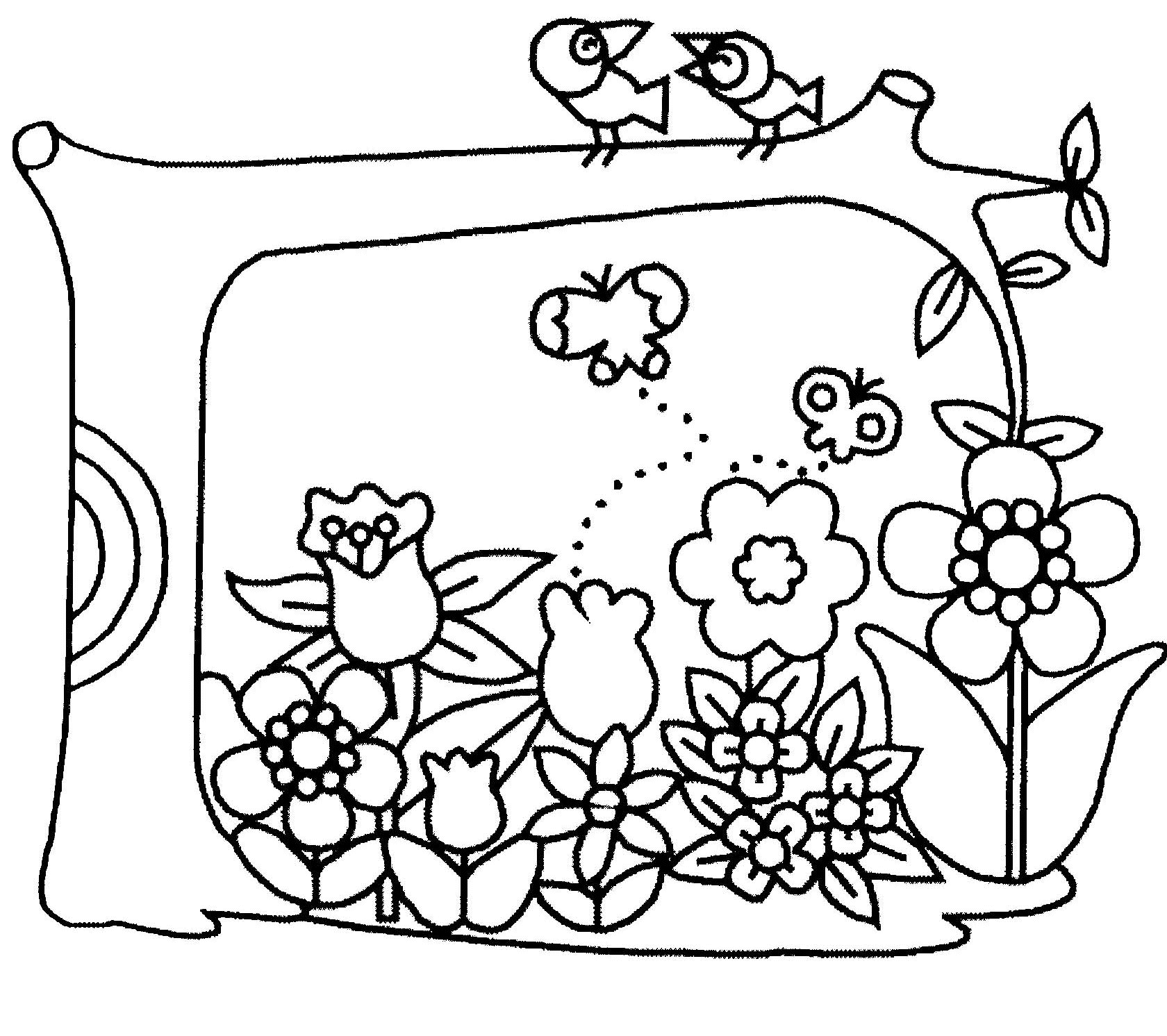 Dessin à colorier: Fleurs (Nature) #155013 - Coloriages à Imprimer Gratuits