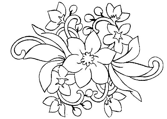 Dessin à colorier: Fleurs (Nature) #155043 - Coloriages à Imprimer Gratuits